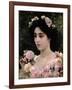 The Pink Rose-Federigo Andreotti-Framed Giclee Print