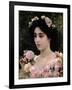 The Pink Rose-Federigo Andreotti-Framed Giclee Print