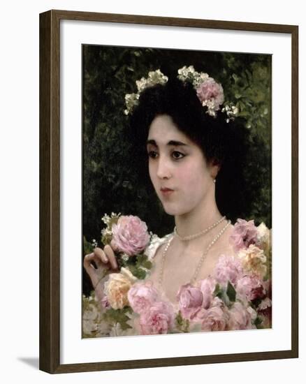 The Pink Rose-Federigo Andreotti-Framed Giclee Print