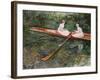 The Pink Rowing Boat-Claude Monet-Framed Giclee Print