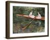 The Pink Rowing Boat-Claude Monet-Framed Giclee Print