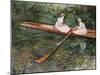 The Pink Rowing Boat-Claude Monet-Mounted Giclee Print