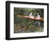 The Pink Rowing Boat-Claude Monet-Framed Giclee Print