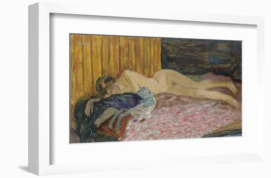The Pink Sofa-Pierre Bonnard-Framed Premium Giclee Print