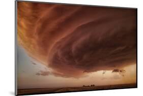 The Pink Storm-Alexander Fisher-Mounted Photographic Print