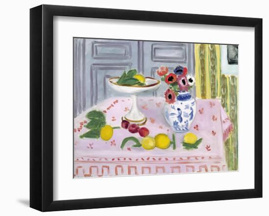 The Pink Tablecloth, 1925-Henri Matisse-Framed Giclee Print