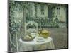 The Pink Tablecloth-Henri Eugene Augustin Le Sidaner-Mounted Giclee Print