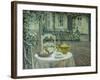 The Pink Tablecloth-Henri Eugene Augustin Le Sidaner-Framed Giclee Print