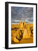 The Pinnacles Limestone Formations at Sunset Contained-Michael Runkel-Framed Premium Photographic Print