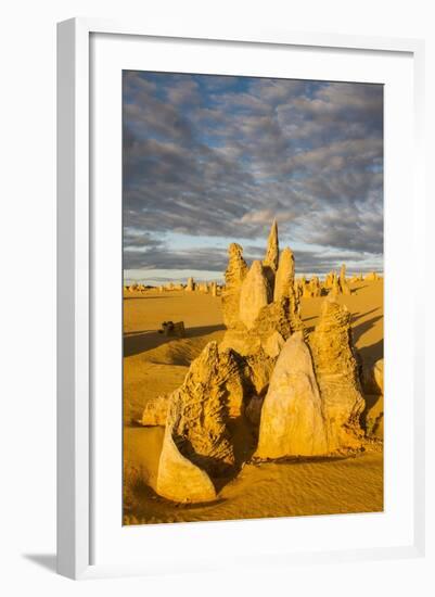 The Pinnacles Limestone Formations at Sunset Contained-Michael Runkel-Framed Photographic Print