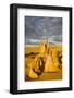 The Pinnacles Limestone Formations at Sunset Contained-Michael Runkel-Framed Photographic Print