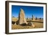 The Pinnacles Limestone Formations at Sunset in Nambung National Park-Michael Runkel-Framed Photographic Print