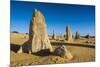 The Pinnacles Limestone Formations at Sunset in Nambung National Park-Michael Runkel-Mounted Photographic Print