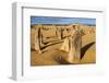 The Pinnacles Limestone Formations at Sunset in Nambung National Park-Michael Runkel-Framed Photographic Print