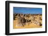 The Pinnacles Limestone Formations at Sunset in Nambung National Park-Michael Runkel-Framed Photographic Print