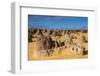 The Pinnacles Limestone Formations at Sunset in Nambung National Park-Michael Runkel-Framed Photographic Print