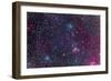 The Pinwheel Cluster and Starfish Cluster in the Constellation Auriga-null-Framed Photographic Print