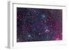 The Pinwheel Cluster and Starfish Cluster in the Constellation Auriga-null-Framed Photographic Print