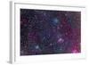 The Pinwheel Cluster and Starfish Cluster in the Constellation Auriga-null-Framed Photographic Print