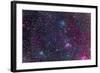 The Pinwheel Cluster and Starfish Cluster in the Constellation Auriga-null-Framed Photographic Print