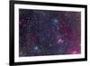 The Pinwheel Cluster and Starfish Cluster in the Constellation Auriga-null-Framed Photographic Print