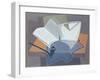 The Pipe and the Open Book, 1926-Juan Gris-Framed Giclee Print