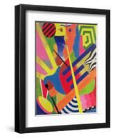 The Pipe Band, 1990-William Ramsay-Framed Giclee Print