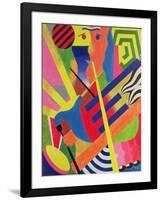 The Pipe Band, 1990-William Ramsay-Framed Giclee Print