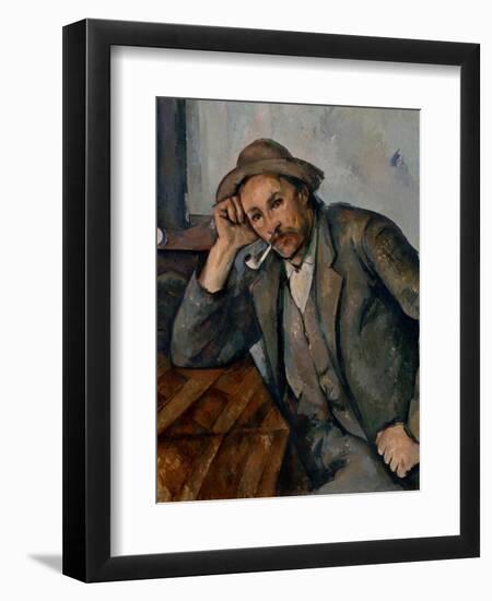 The Pipe Smoker-Paul Cézanne-Framed Giclee Print