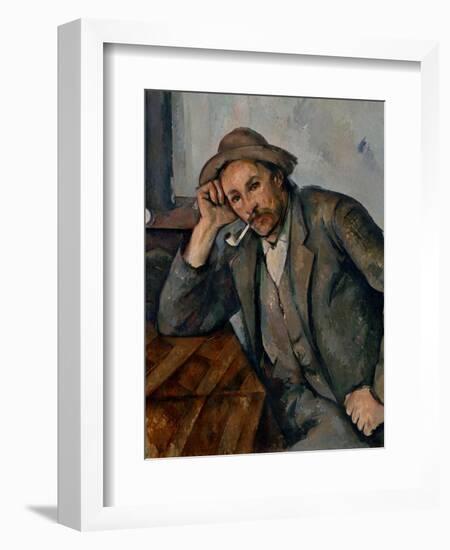 The Pipe Smoker-Paul Cézanne-Framed Giclee Print