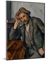 The Pipe Smoker-Paul Cézanne-Mounted Giclee Print