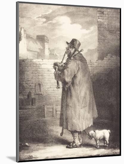 The Piper, c.1821-Theodore Gericault-Mounted Giclee Print