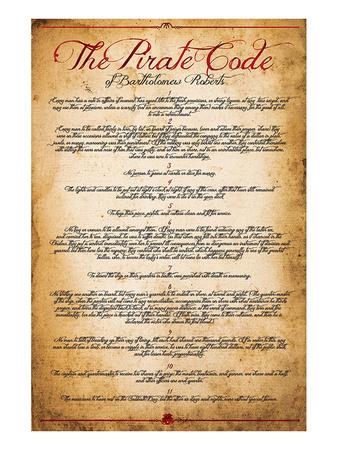 The Pirate Code Poster, Sea Of Thieves Poster, Pirate Poster, Gift Poster,  Ch