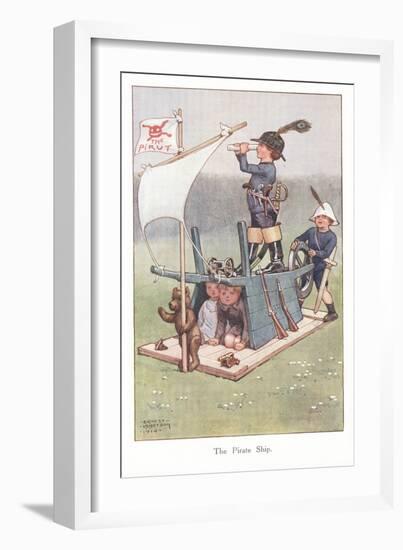 The Pirate Ship-Ernest Ibbetson-Framed Giclee Print