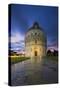 The Pisa Baptistry of St. John in Piazza Del Duomo, Pisa.-Jon Hicks-Stretched Canvas