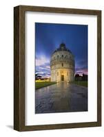 The Pisa Baptistry of St. John in Piazza Del Duomo, Pisa.-Jon Hicks-Framed Photographic Print