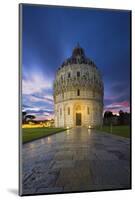 The Pisa Baptistry of St. John in Piazza Del Duomo, Pisa.-Jon Hicks-Mounted Photographic Print