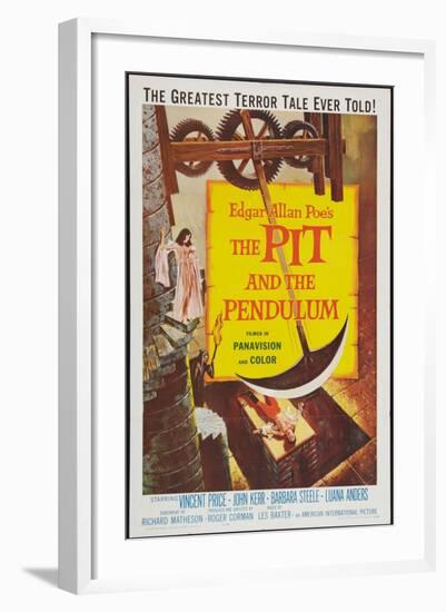 The Pit and the Pendulum, 1961-null-Framed Art Print