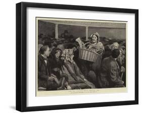 The Pit, Sadler's Wells Theatre, 1850-Charles Green-Framed Giclee Print