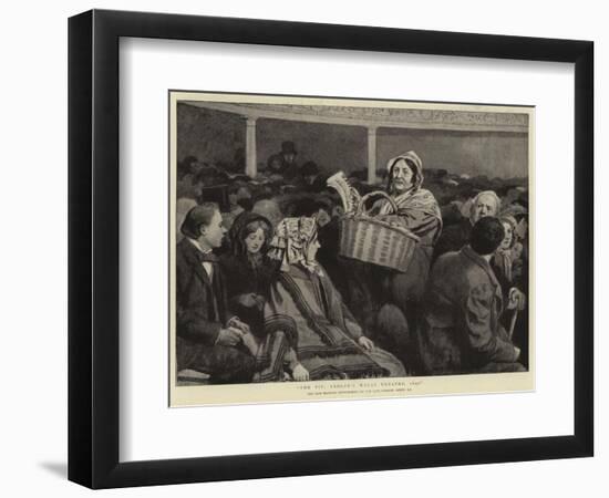 The Pit, Sadler's Wells Theatre, 1850-Charles Green-Framed Premium Giclee Print