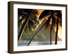 The Pitons, Soufriere, St. Lucia-null-Framed Premium Photographic Print