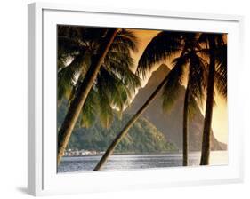 The Pitons, Soufriere, St. Lucia-null-Framed Photographic Print