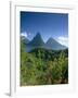 The Pitons, St.Lucia, Caribbean-John Miller-Framed Photographic Print