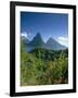 The Pitons, St.Lucia, Caribbean-John Miller-Framed Photographic Print