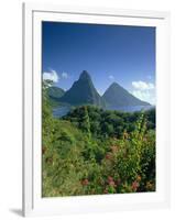 The Pitons, St.Lucia, Caribbean-John Miller-Framed Photographic Print