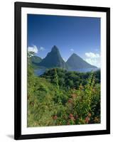 The Pitons, St.Lucia, Caribbean-John Miller-Framed Photographic Print