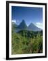 The Pitons, St.Lucia, Caribbean-John Miller-Framed Photographic Print