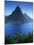 The Pitons, St. Lucia, Windward Islands, West Indies, Caribbean, Central America-John Miller-Mounted Photographic Print