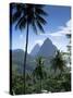 The Pitons, St. Lucia, Windward Islands, West Indies, Caribbean, Central America-null-Stretched Canvas