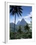 The Pitons, St. Lucia, Windward Islands, West Indies, Caribbean, Central America-null-Framed Photographic Print